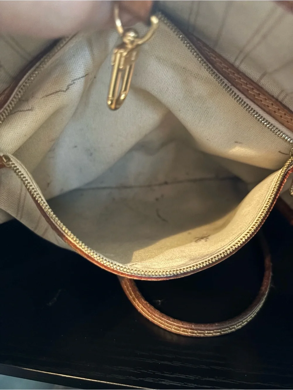 Authentic Louis Vuitton Neverfull MM – Damier Azur Canvas- please read